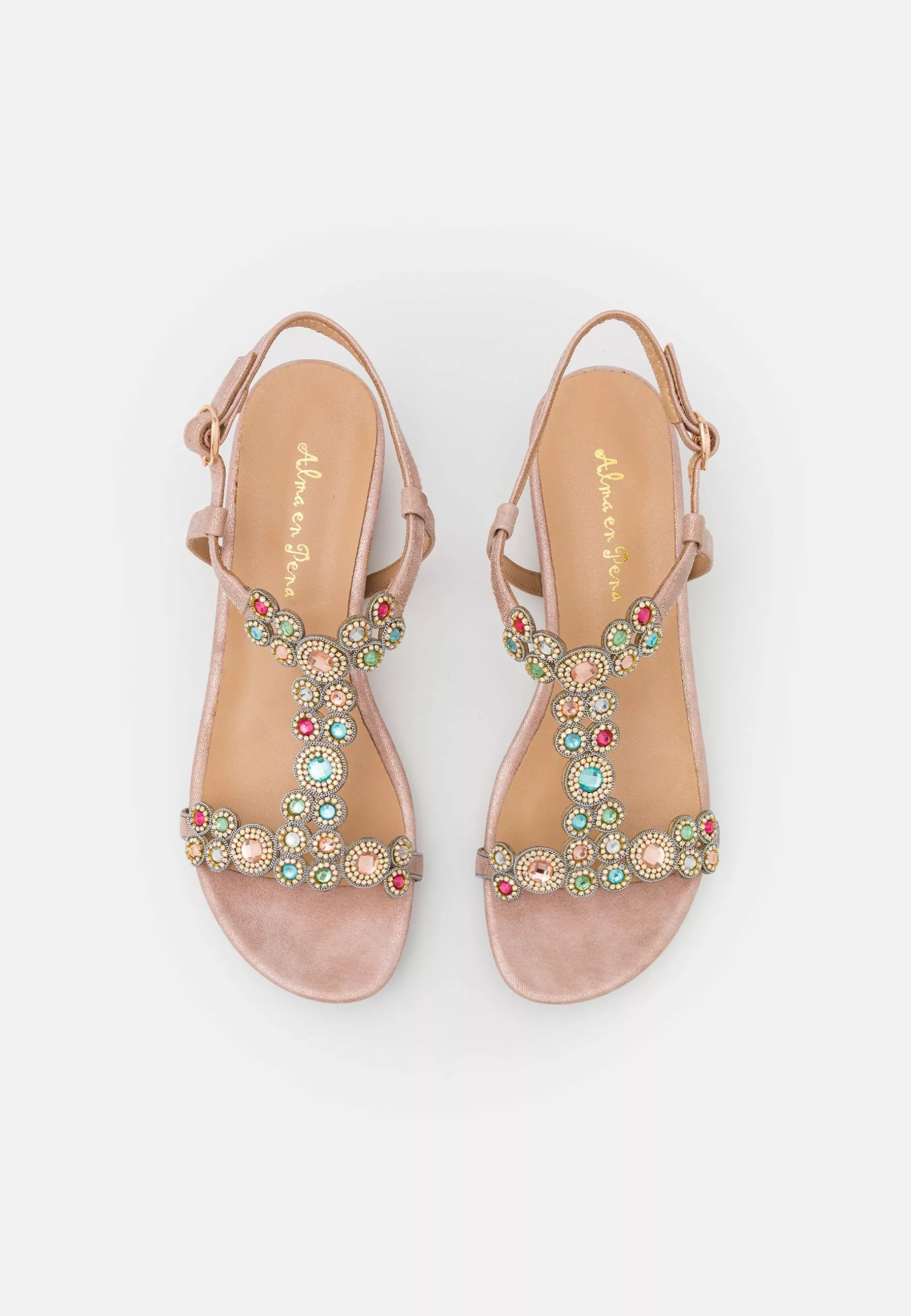 Alma En Pena Sandalen Met Sleehak - Lisboa Rose 7 Alma En Pena Sandalen Met Sleehak - Lisboa Rose - Afbeelding 5