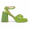 Alma En Pena Guinness - Sandalen Met Hoge Hak - Verde -Alma En Pena Winkel eaa27a1566574d8fabc54fb3dcfba2f6