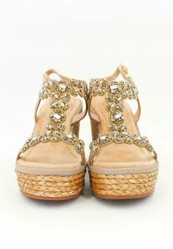 Alma En Pena Osaka - Sandalen Met Sleehak - Sand 10 Alma En Pena Osaka - Sandalen Met Sleehak - Sand -Alma En Pena Winkel ed75b9a0c13e43ca8d4b3aaad05e8e19