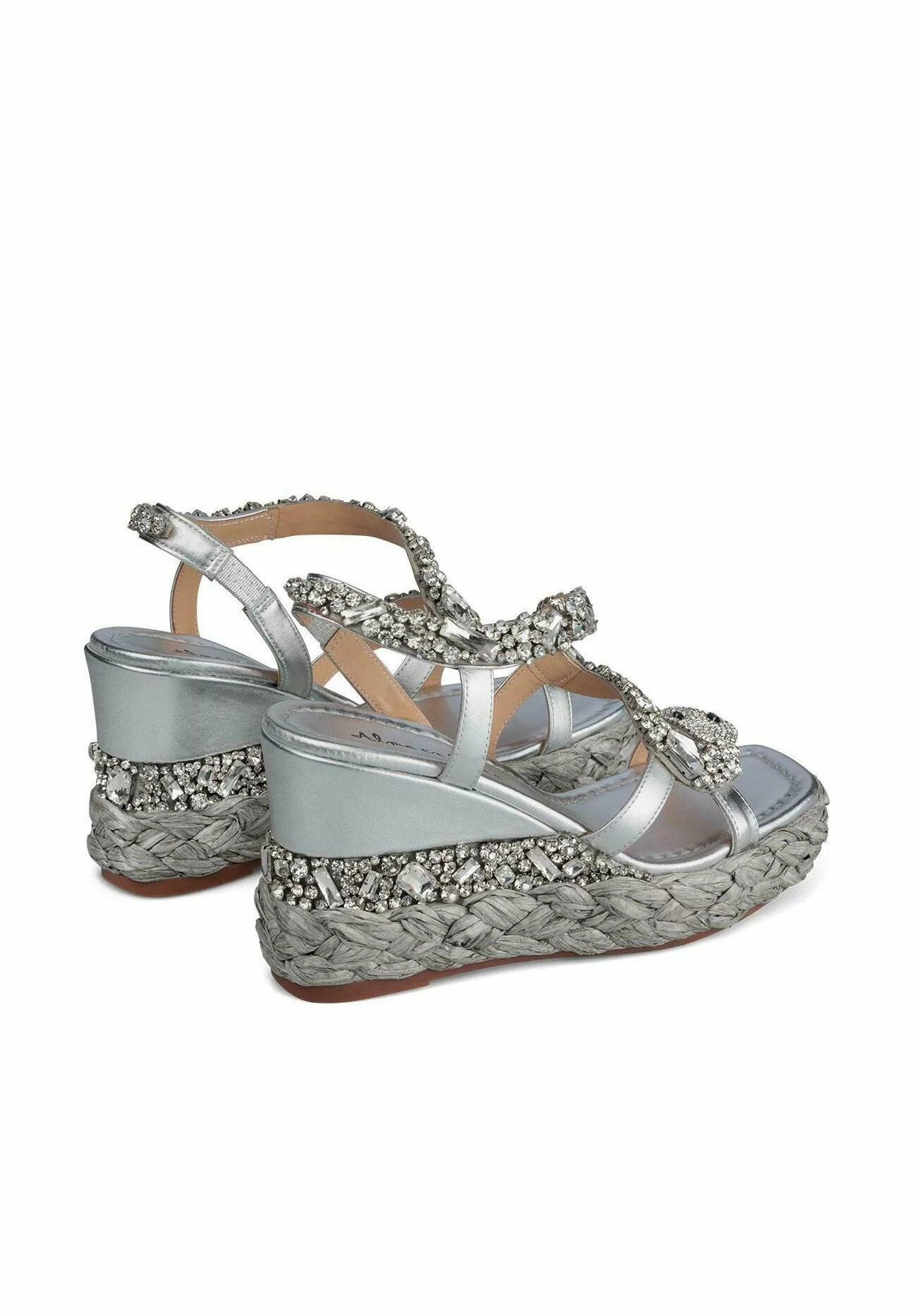Alma En Pena Vera - Sandalen Met Sleehak - Plata 5 Alma En Pena Vera - Sandalen Met Sleehak - Plata - Afbeelding 3