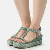 Alma En Pena Sandalen Met Plateauzool - Jade -Alma En Pena Winkel fb313f7e1cce4879aeaceb9e4fc87374